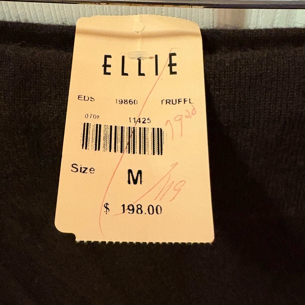 White + Warren 100% Cashmere A-Line Skirt Truffle Heather NWT Size M $198 Retail - Picture 2 of 13